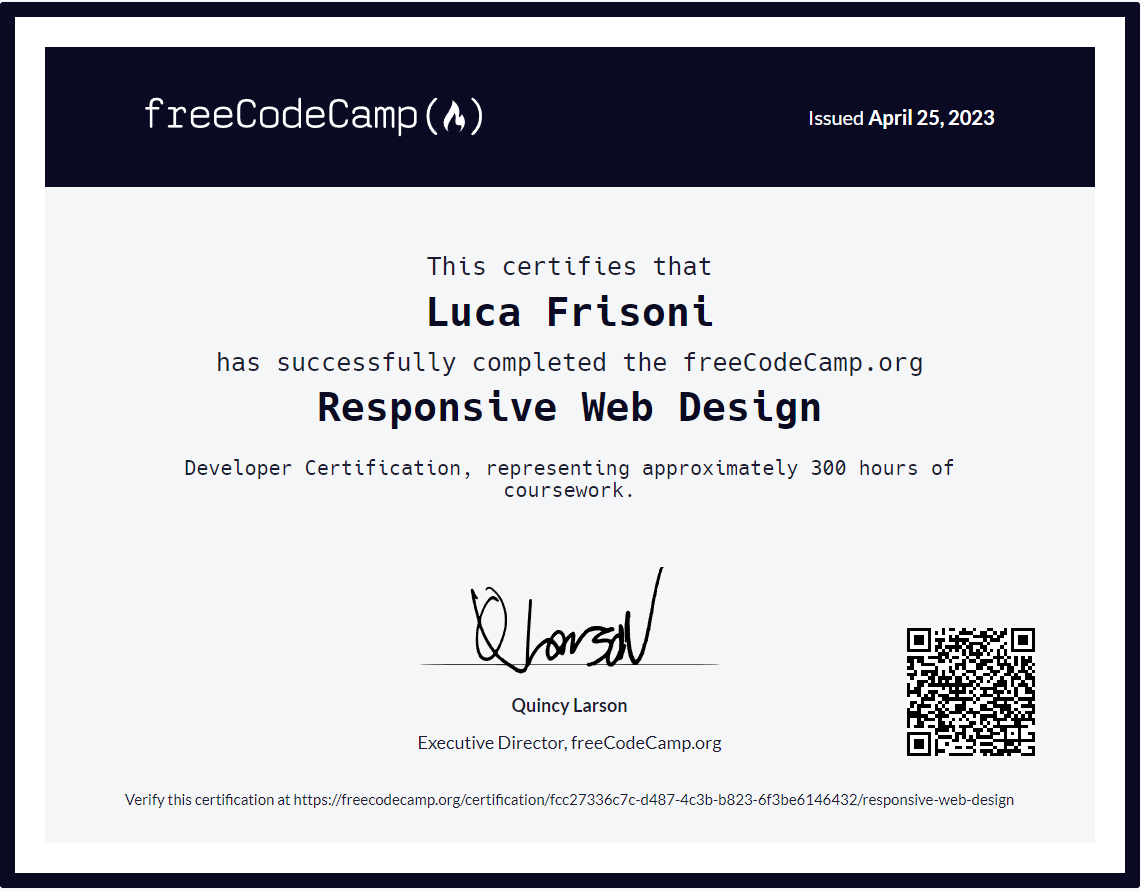 certificates